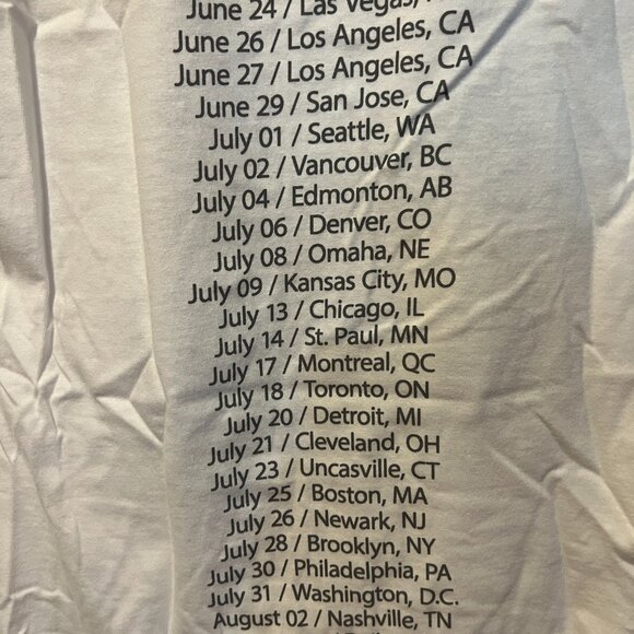 Queen - Adam Lambert Tour Tee - Womens Size Medium - NWOT TS15 - Picture 4 of 4